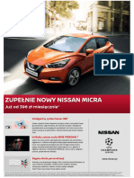 Cennik Nowy Nissan Micra 2017