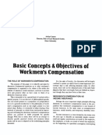 Basic Concepts & Objectives of Workmen - S Compensation