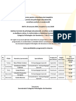 Comisia de Psihologie Educationala Candidati SITE Schimbare Treapta 26.01.2024