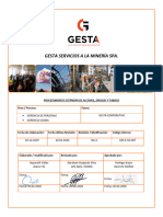 PROCEDIMIENTO ESTANDAR DE ALCOHOL, DROGAS Y TABACO Rev.1