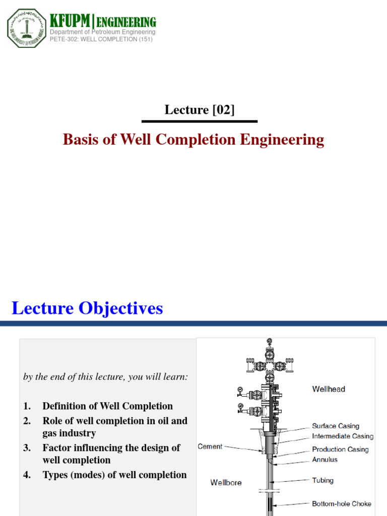 Well Completion Engineering Overview | PDF | Petroleum Reservoir ...