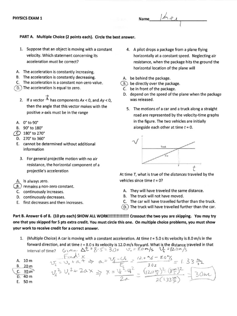 EX 1 Key | PDF