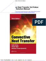 Full Convective Heat Transfer 3Rd Kakac Solution Manual PDF Docx Full Chapter Chapter