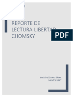 REPORTE DE LECTURA Libertad Chomsky 