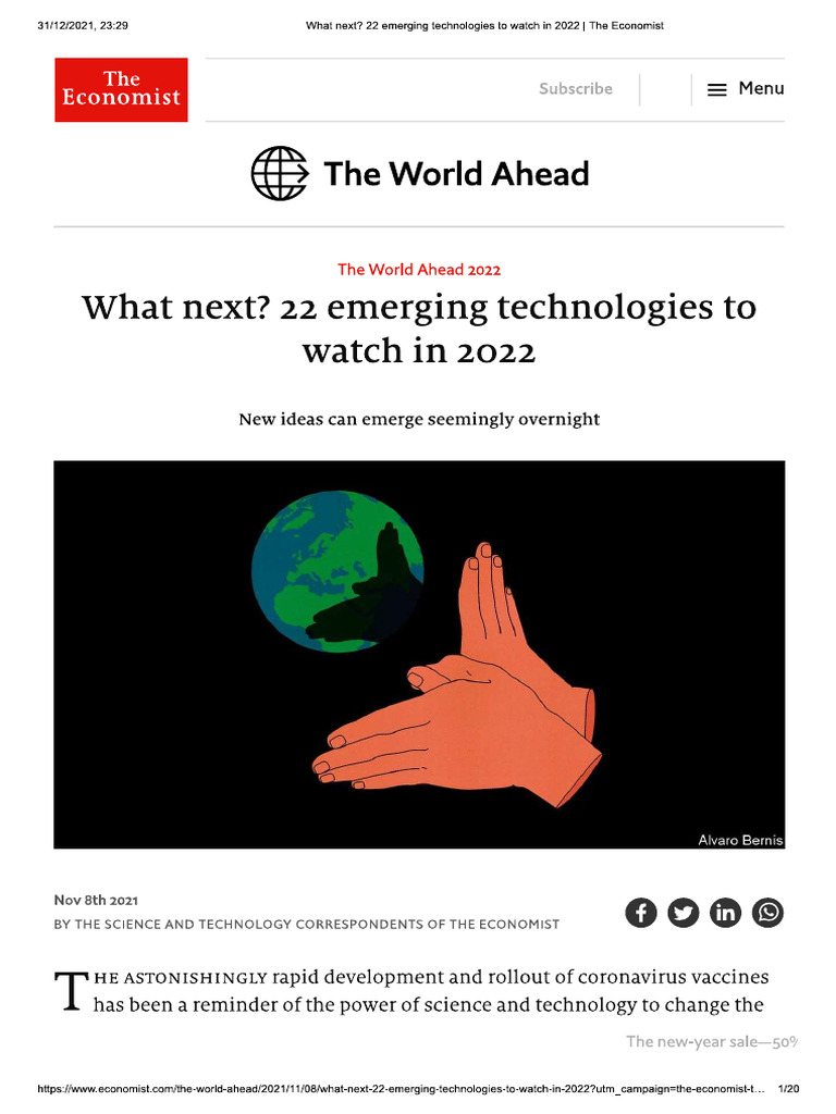 22 Emerging Technologies To Watch in 2022 | PDF