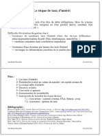3 - Le Risque de Taux D'intérêt - PDF Téléchargement Gratuit