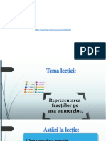 2.1reprezentarea Fracțiilor Pe Axa