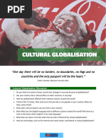 Cultural Globalisation 