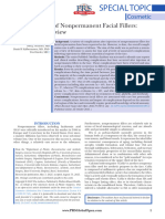 Complications of Nonpermanent Facial Fillers - A Systematic Review