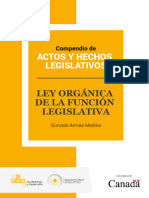 Recopilacion de Actos y Hechos Legislativos