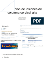 Clasificación de Columna Cervical Alta