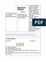 4SA Chimie Appliquée Exercices Dilution Correctif 20042020