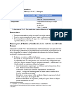 Laboratorio No. 5. Los Contratos y Otras Fuentes de Las Obligaciones