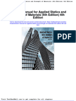 Full Solution Manual For Applied Statics and Strength of Materials 6Th Edition 6Th Edition PDF Docx Full Chapter Chapter