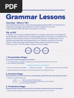 TBL Grammar Lessons: Training