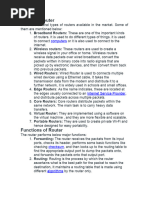 Types of Router