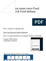 Guía para Tomar Curso Food Fraud