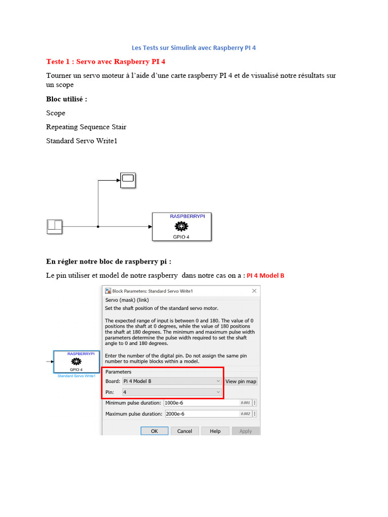 Tests Simulink avec Raspberry Pi 4 | PDF | Ordinateurs