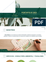 Portafolio Ciclo Urbano - Servicios Ambientales