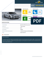 Euroncap 2015 Audi A4 A5 Datasheet