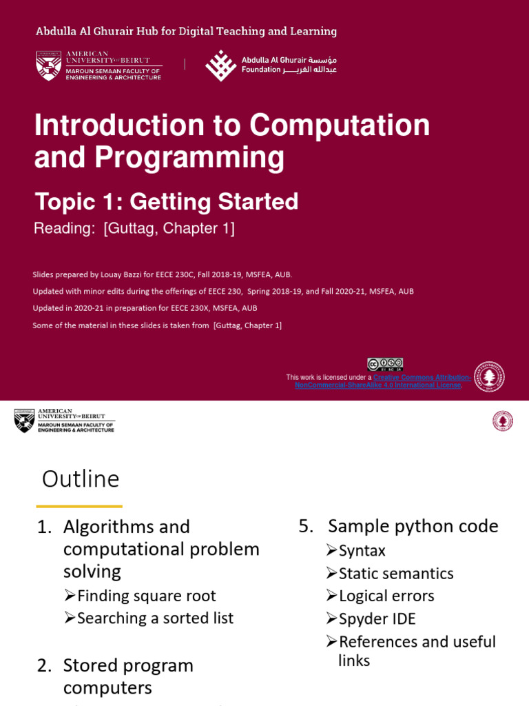 Topic 1 | Download Free PDF | Programming Language | Computer Programming