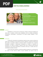 Bula de Mecobalamina MECOBE | PDF | Vitamina B12 | Amamentação