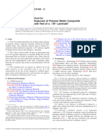 In-Plane Shear Response of Polymer Matrix Composite Materials by Tensile Test of A 645° Laminate