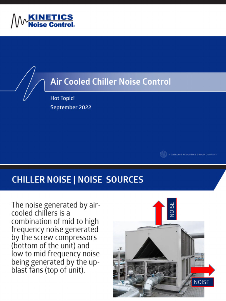 Chiller Noise Control inar PDF Noise Sound