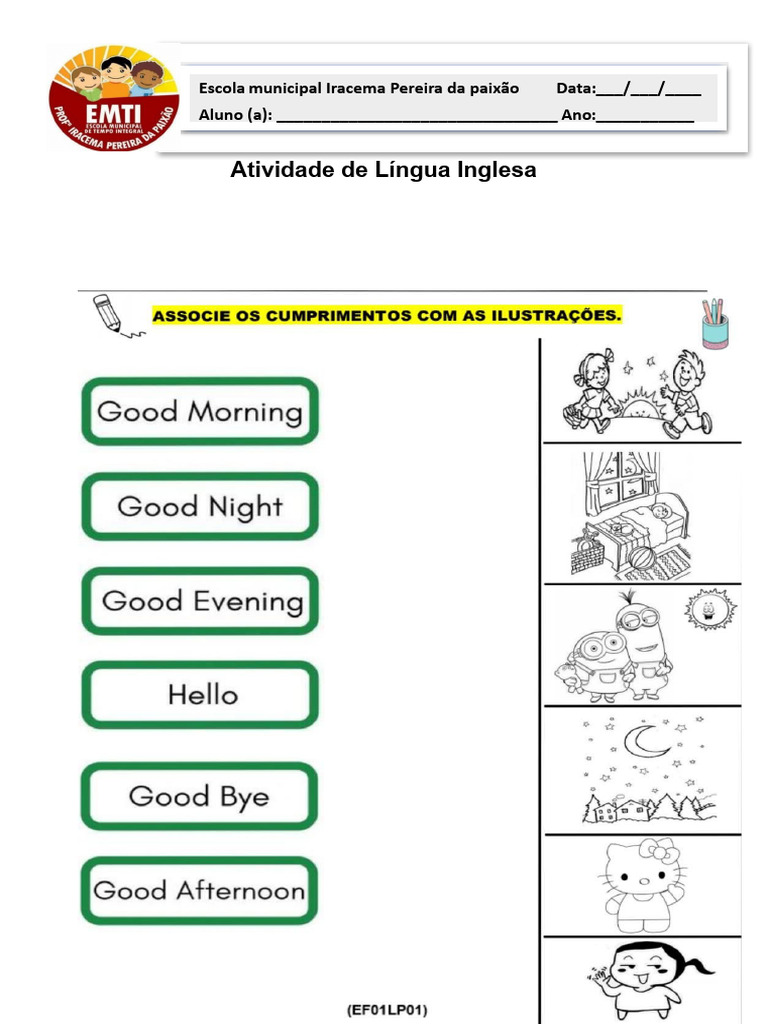 greetings 1 ano | PDF