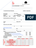 Fiche Renseignements Vierge