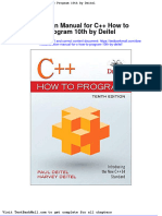 Full Solution Manual For C How To Program 10Th by Deitel PDF Docx Full Chapter Chapter