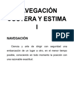 Cartelera Navegación Costera y Estima I