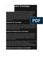 Informe Sobre Tecnología