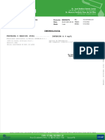 Imunologia: Proteina C Reativa (PCR) Inferior A 6 MG/L