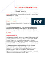 Informe Técnico N DOCENTES TRABAJO DOS LUGARES