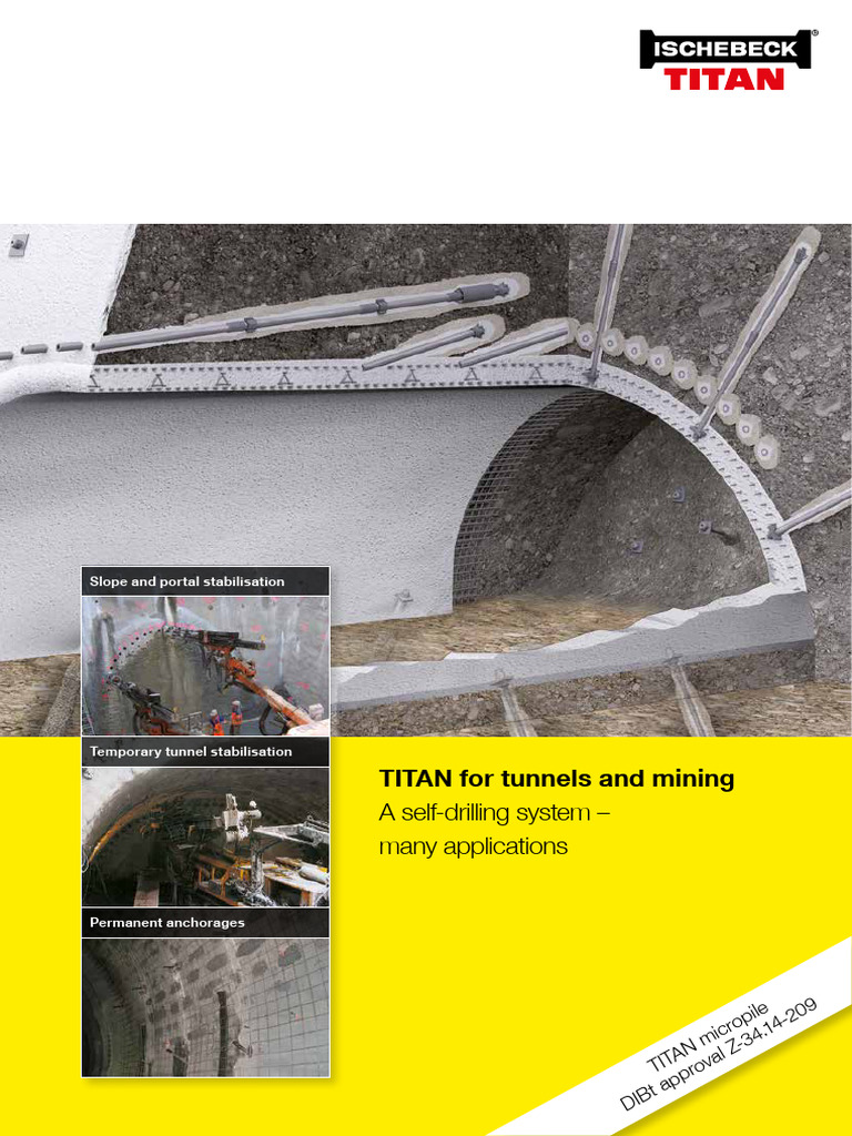 TITAN For Tunnels and Mining | PDF | Deep Foundation | Stainless Steel
