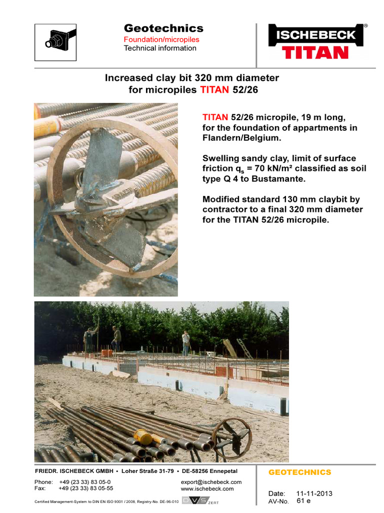 G02 E Foundation Micropiles Pdf Deep Foundation Geotechnical