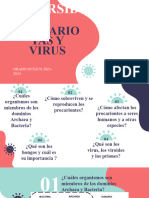 Bacterias, Archeas, Procariotas, Hongos y Virus