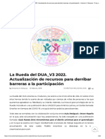 La Rueda Del DUA - V3 2022. Actualización de Recursos para Derribar Barreras A La Participación