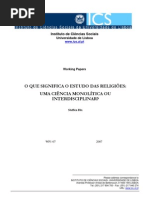 Estudo das religiões