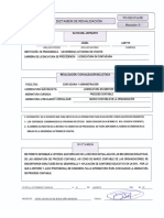 Dictamen de Revalidacion