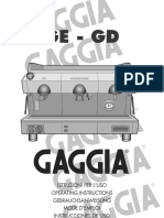Gaggia GD user manual (English - 68 pages)