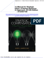 Download Full Solution Manual For Strategic Compensation A Human Resource Management Approach 8 E 8Th Edition 0133457109 pdf docx full chapter chapter