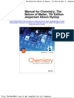 Full Solution Manual For Chemistry The Molecular Nature of Matter 7Th Edition Neil D Jespersen Alison Hyslop PDF Docx Full Chapter Chapter