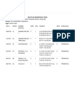 Horario 2