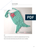 Minasscraft Com-Mermaid Tail Purse Crochet