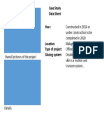 Case Study Data Sheet