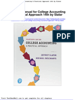Download Full Solution Manual For College Accounting A Practical Approach 14Th By Slater pdf docx full chapter chapter