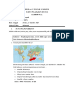 Soal PTS Geografi Kelas 11