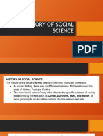 History of Social Science